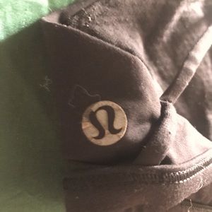 Lululemon black sports bra with strappy back